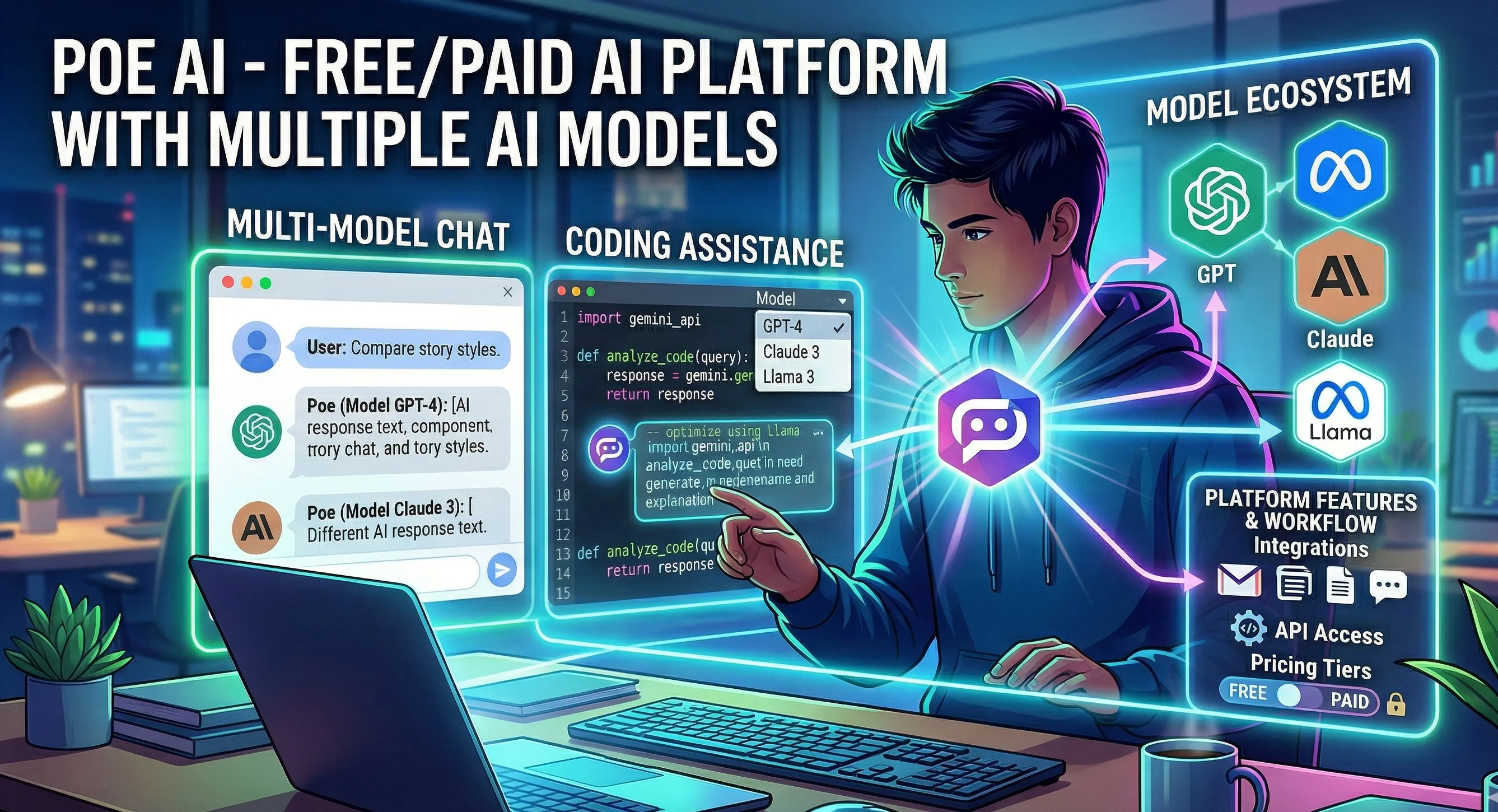 Poe AI - Free/Paid AI Platform with Multiple AI Models