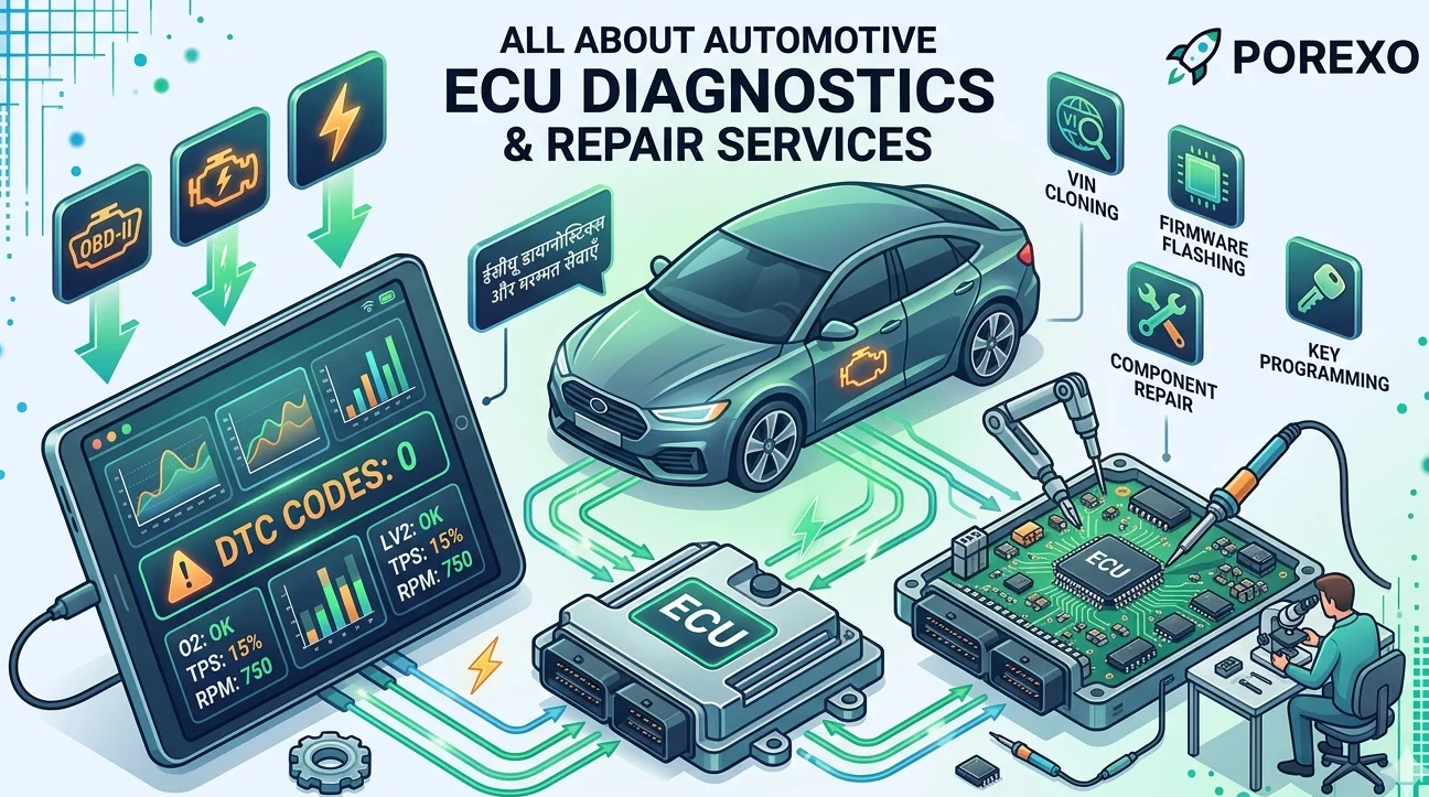 All About Automotive ECU Diagnostics Tool and Repair Services