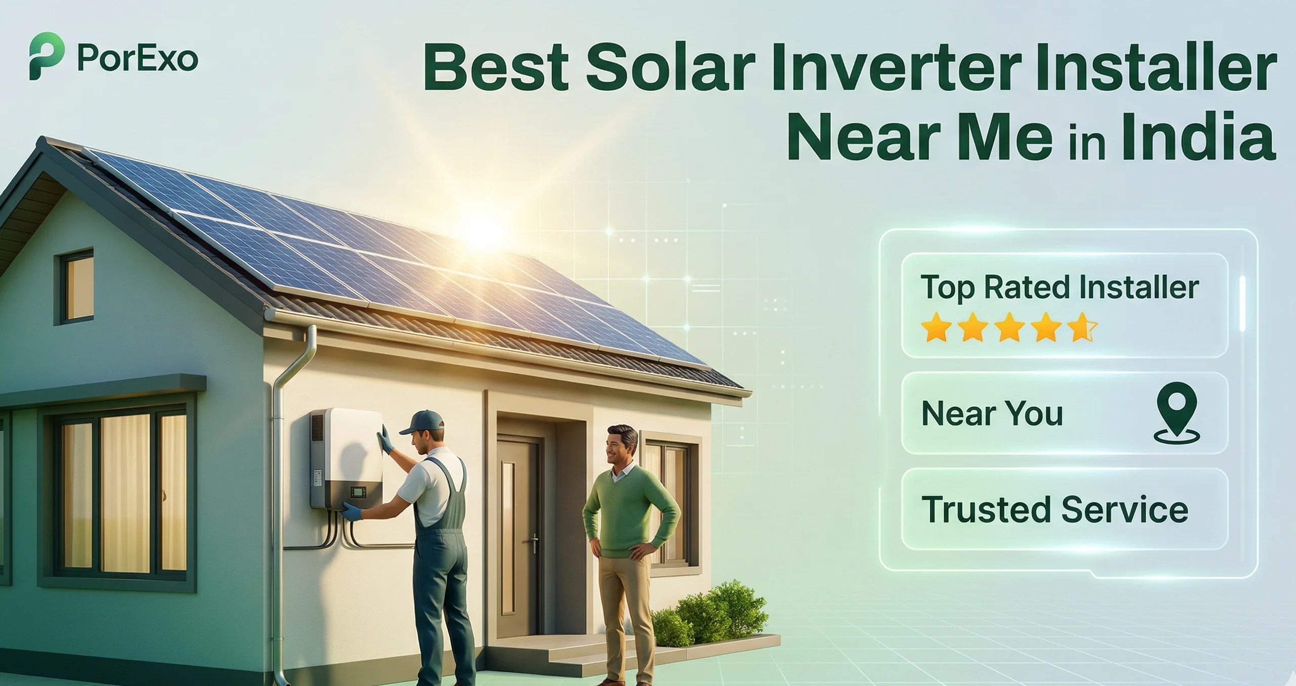 Best Solar Inverter Installer Near Me in India