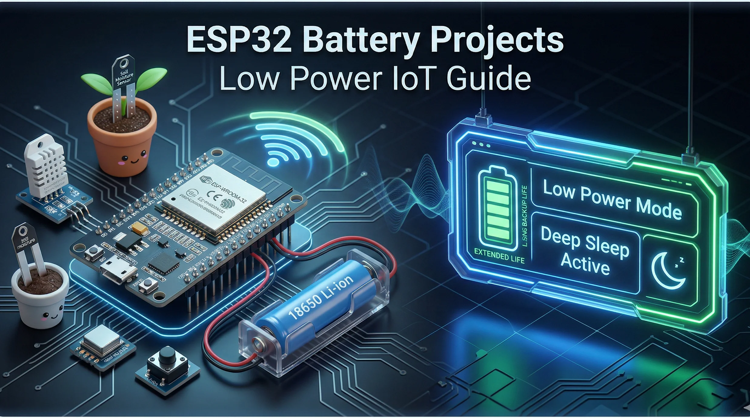Simple ESP32 Projects for Battery-Powered Devices