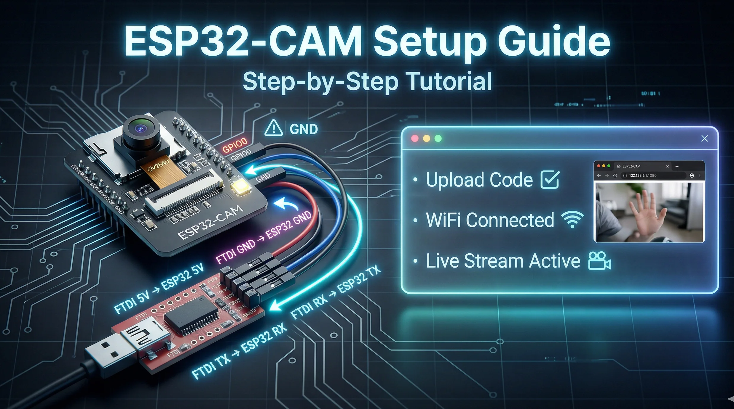ESP32 CAM Module Price and Setup Guide in India