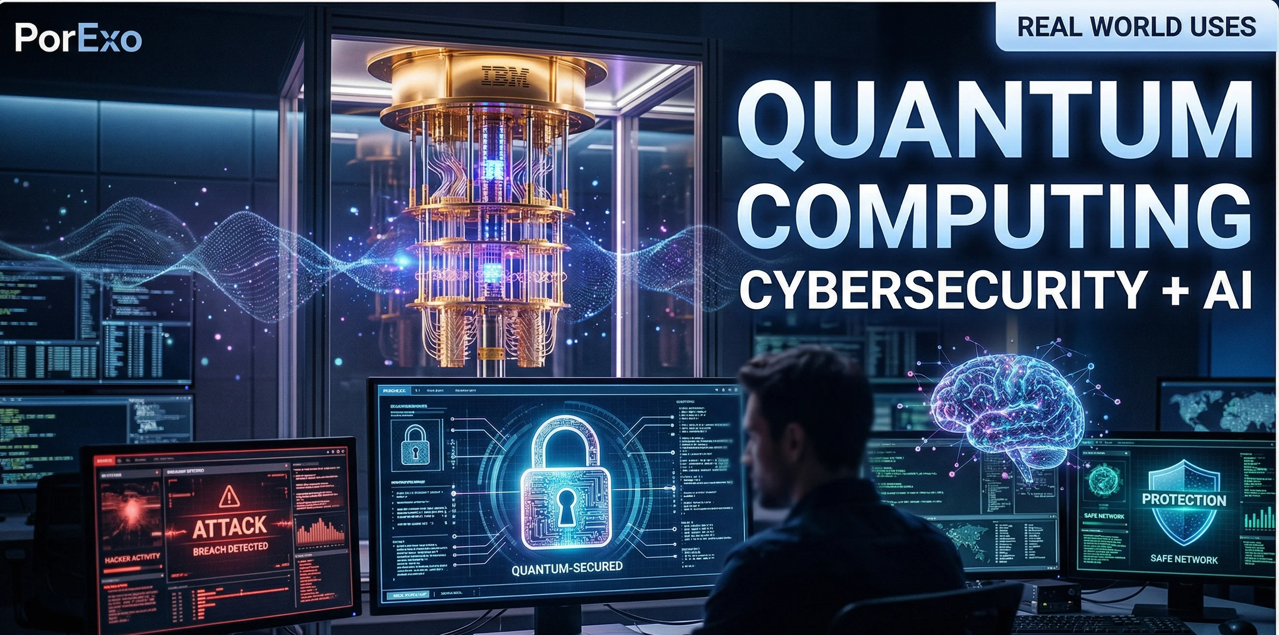 Real World Applications of Quantum Computing in Cybersecurity and AI