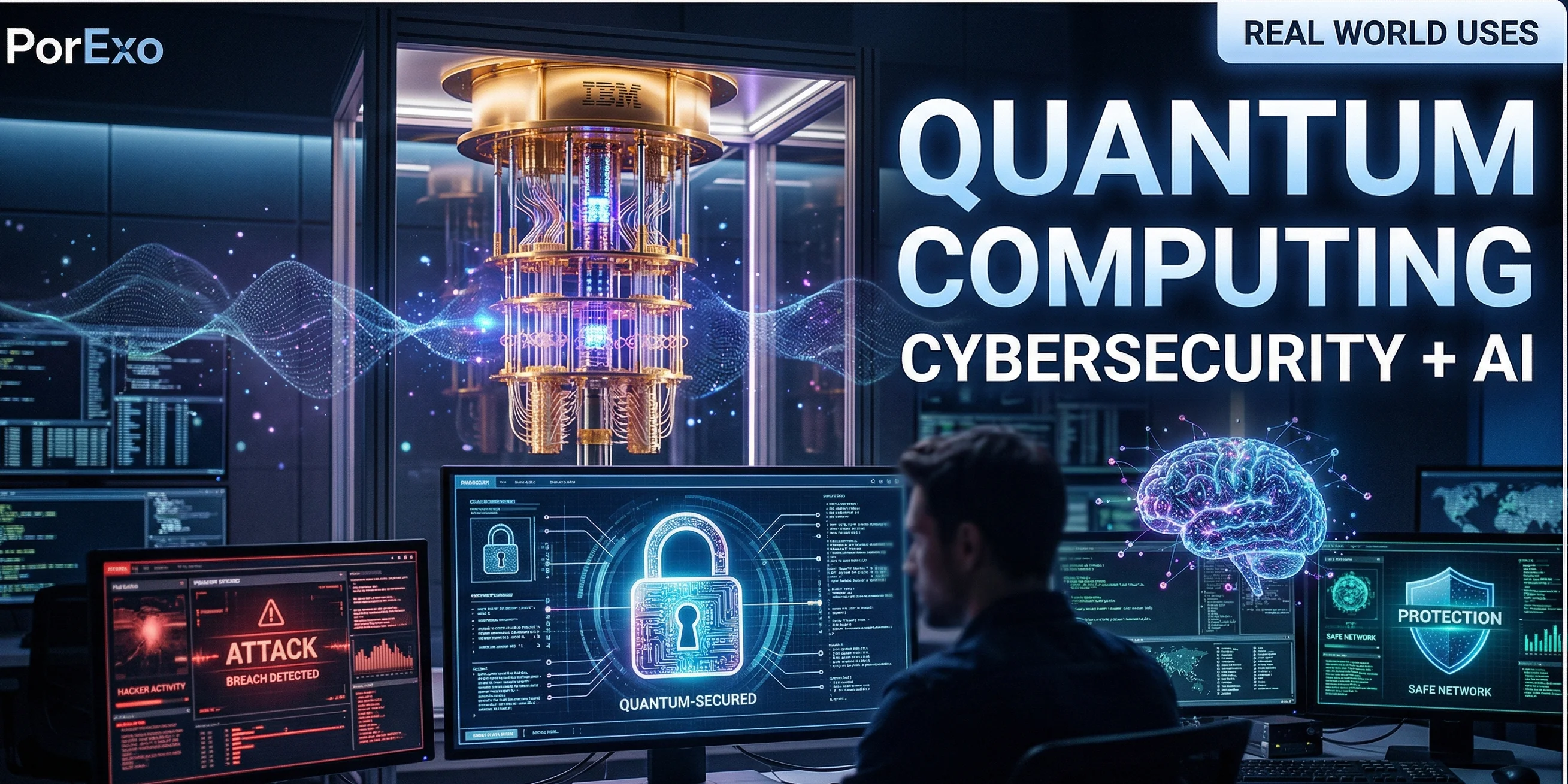 Real World Applications of Quantum Computing in Cybersecurity and AI