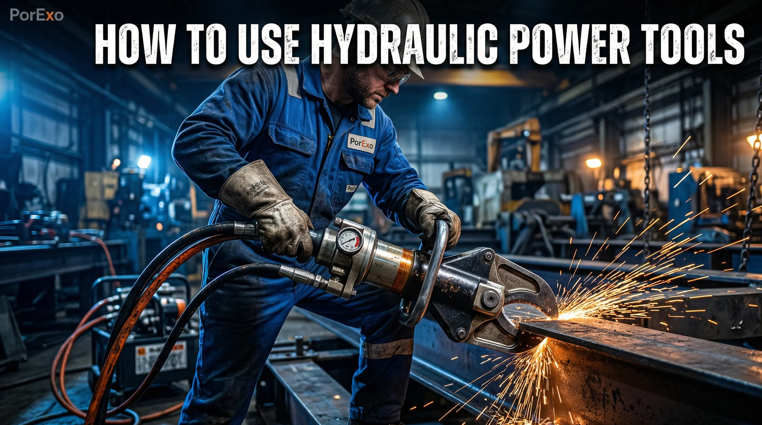 How to Use Hydraulic Power Tools