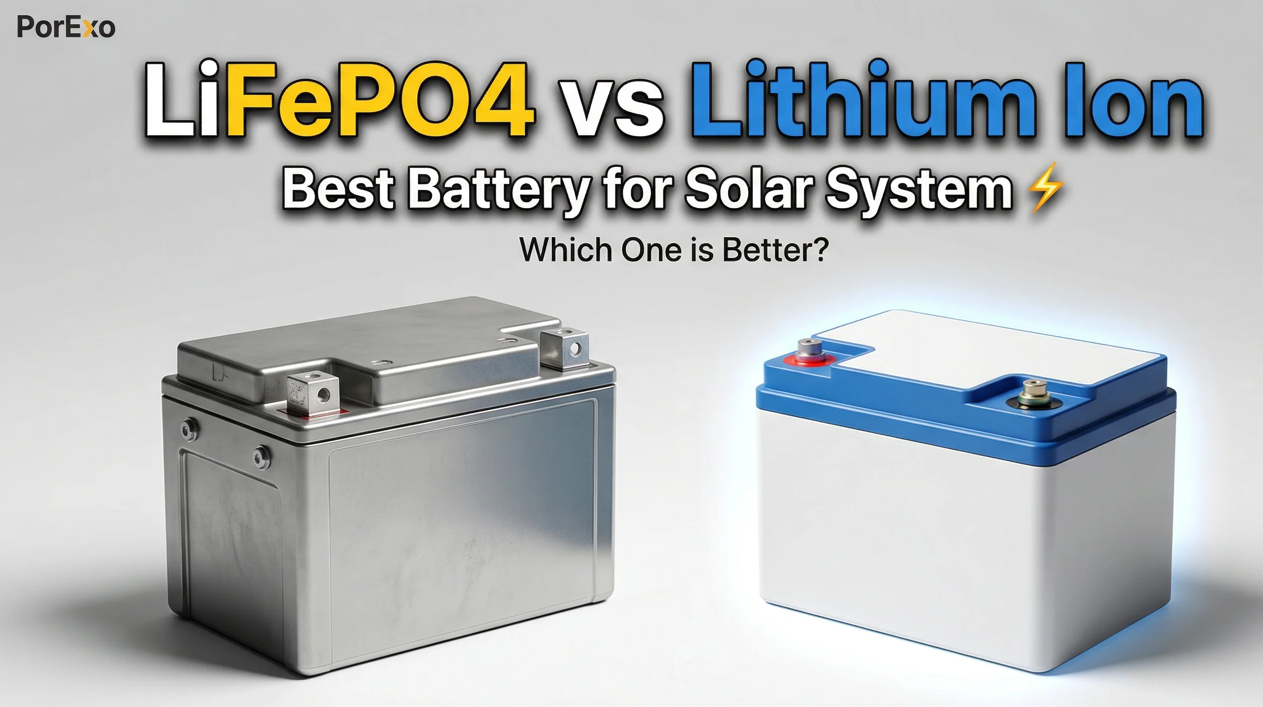 Best Lithium Battery for Solar System: LiFePO4 vs Lithium Ion