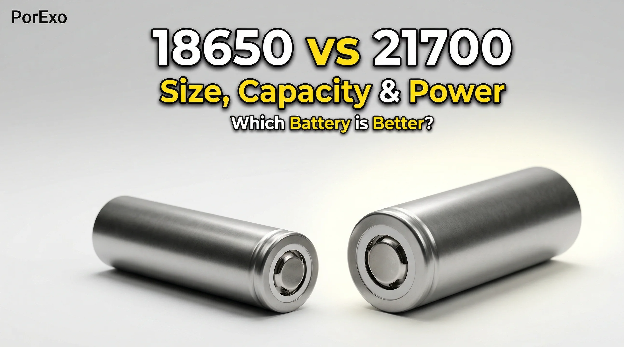 Difference Between 18650 vs 21700 Battery