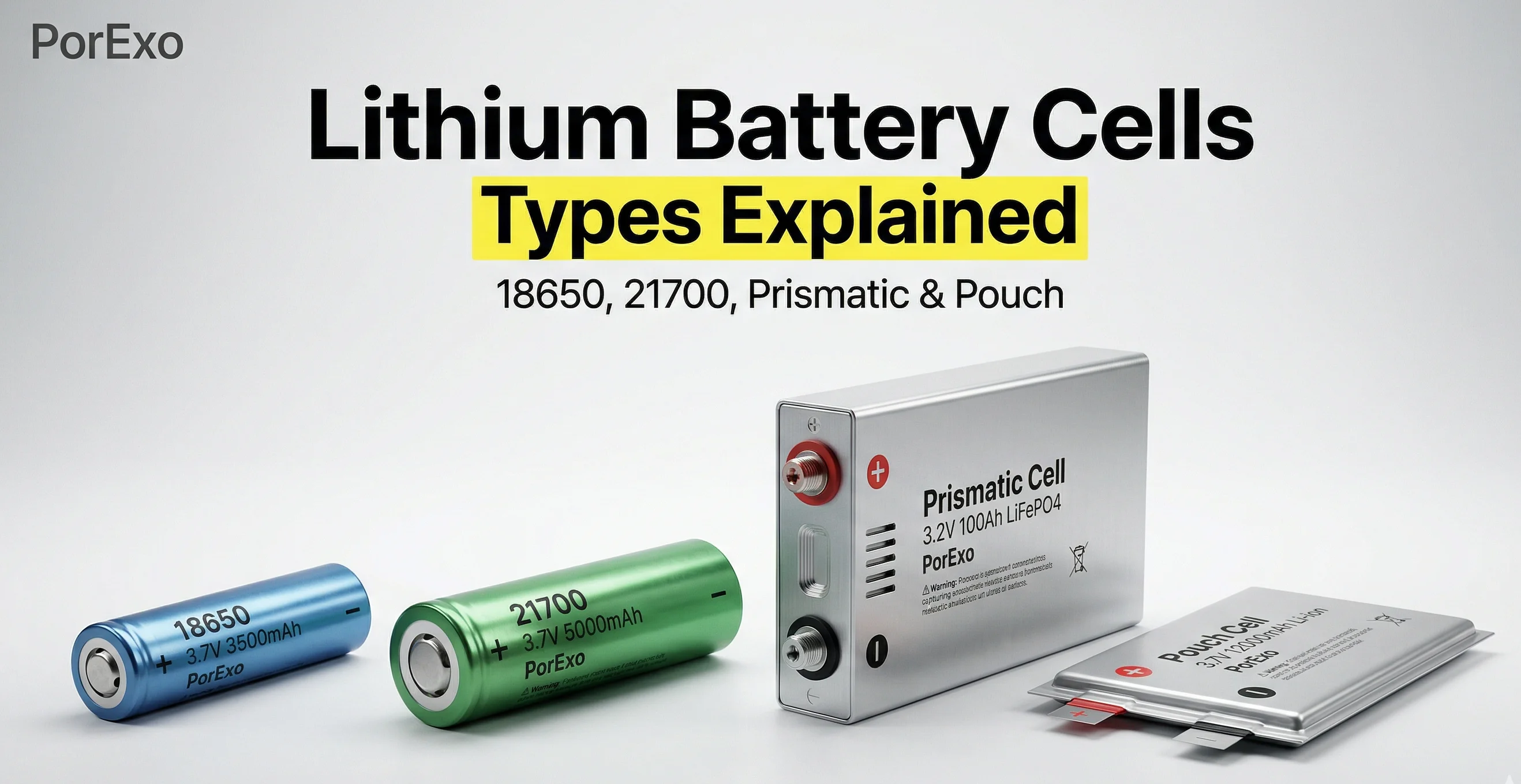Types of Lithium Battery Cells Explained
